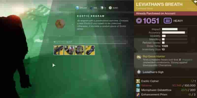 Destiny 2: Как получить экзотические шифры