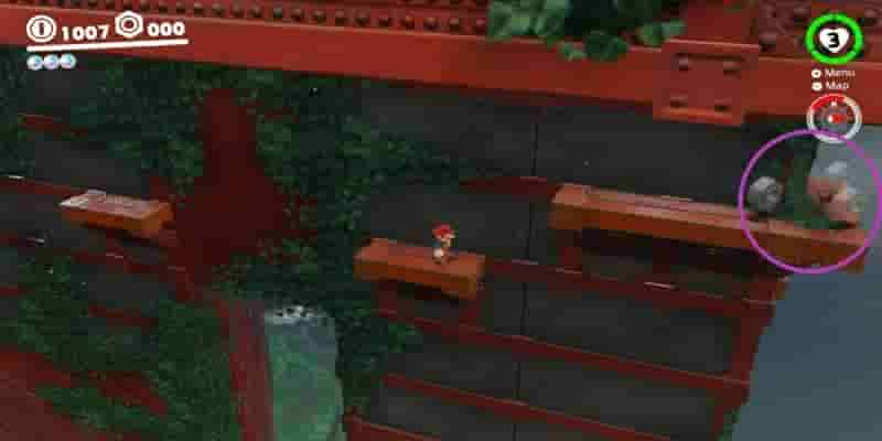 Super Mario Odyssey: Все Purple Coins In The Wooded Kingdom