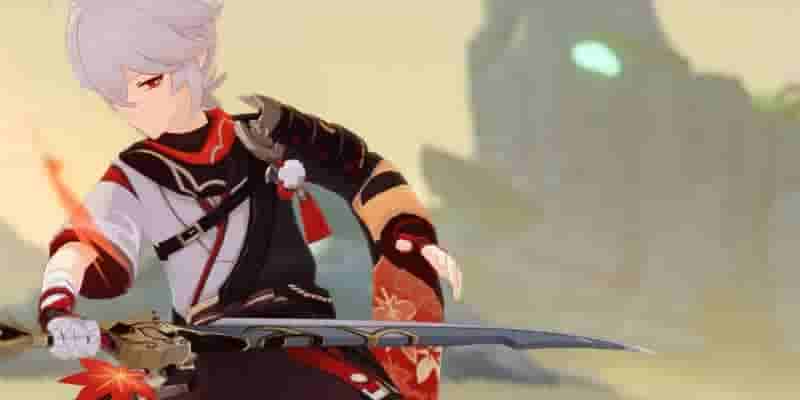 Genshin Impact: Кадзуха Best Builds, Weapons, & Teams