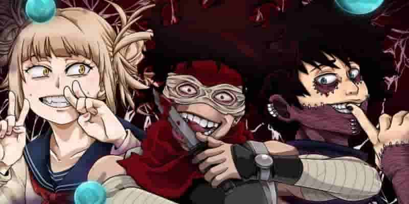 Лига злодеев My Hero Academia остынет от пятен в милом фан-арте