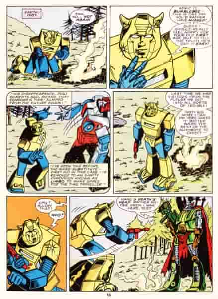Трансформеры: Как Marvel UK воспользовалась Бамблби Совершенно другое путешествие к Голдбагу