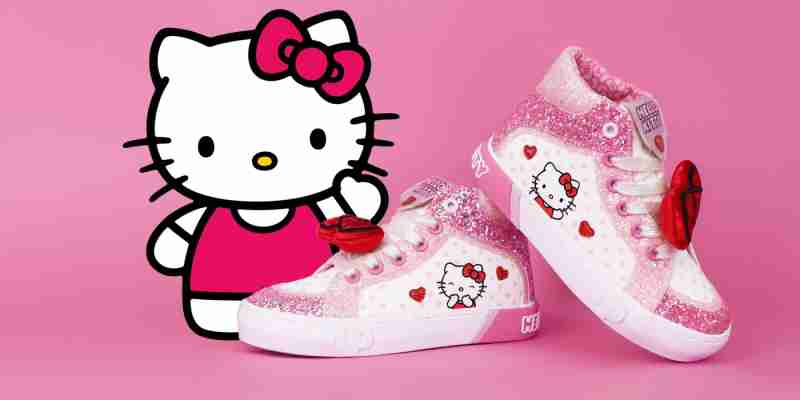 Hello Kitty представляет эксклюзивные для США гламурные высокие кроссовки в новой коллекции зима 2025 года