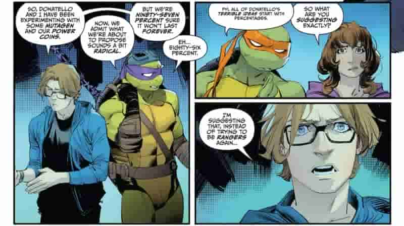 TMNT только что превратили Могучих Рейнджеров в мутантов