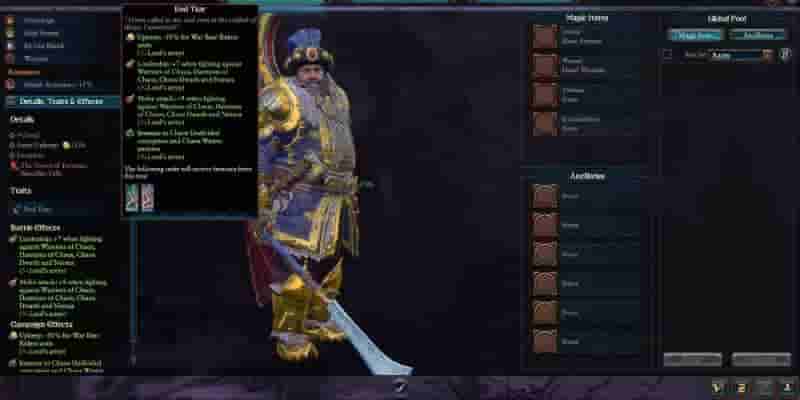 Warhammer 3 Immortal Empires: лучшие черты легендарного лорда