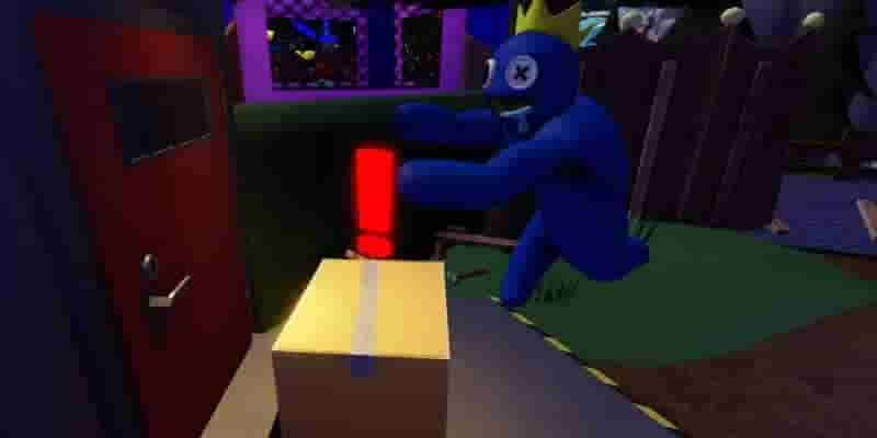 Rainbow Friends: Что делает Blue?