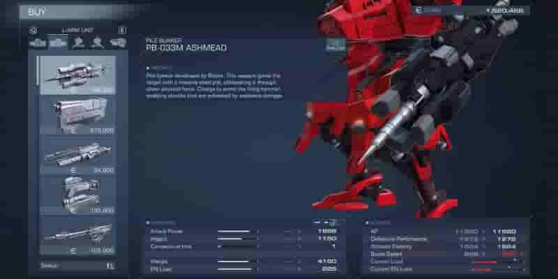 Armored Core 6: 10 лучших деталей для ранней игры