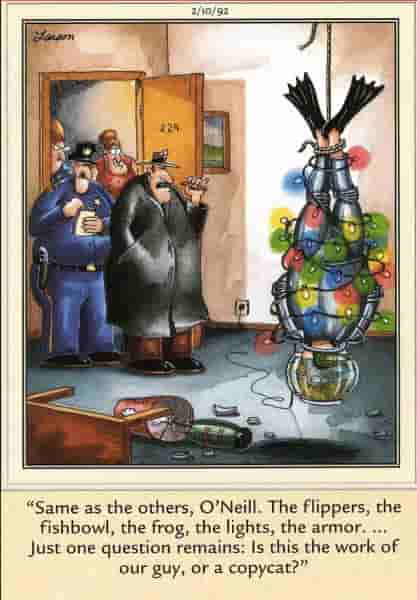 10 самых мрачных комиксов Гэри Ларсона из серии «The Far Side», рейтинг