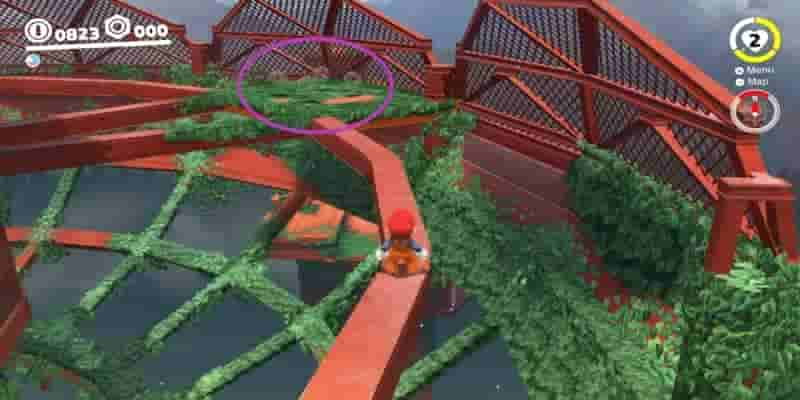 Super Mario Odyssey: Все Purple Coins In The Wooded Kingdom