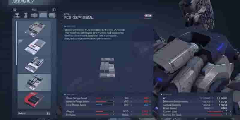 Armored Core 6: все FCS, ранговые