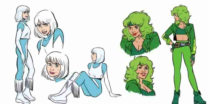 Dawn Of DC Fire And Ice уходит корнями в Международную Лигу Справедливости Гиффена