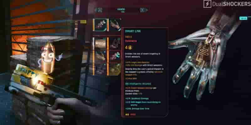 Cyberpunk 2077: Как получить смарт-ссылку