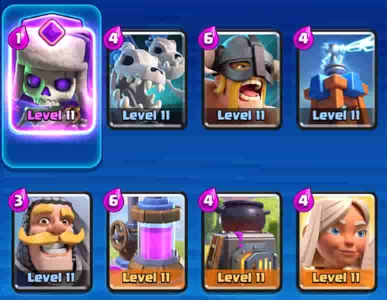 Clash Royale: лучшие колоды для эволюции карт со скелетами