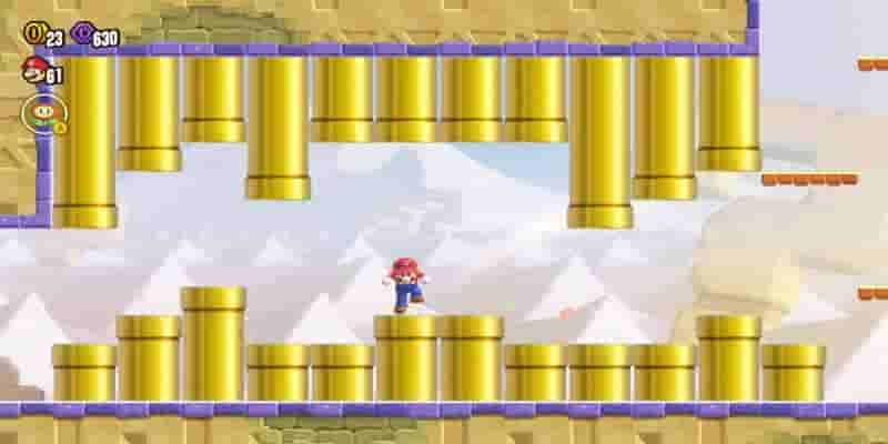 Super Mario Bros. Wonder: Пайп-Парк — расположение всех токенов Wonder