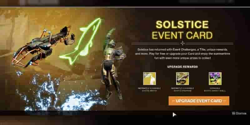 Destiny 2 Solstice: как получить растопку и билет на событие