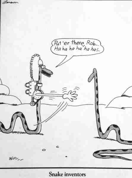 10 самых смешных комиксов Far Side с участием змей, рейтинг