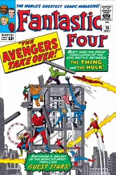 Какой была первая двухсерийная история эпохи комиксов Marvel?