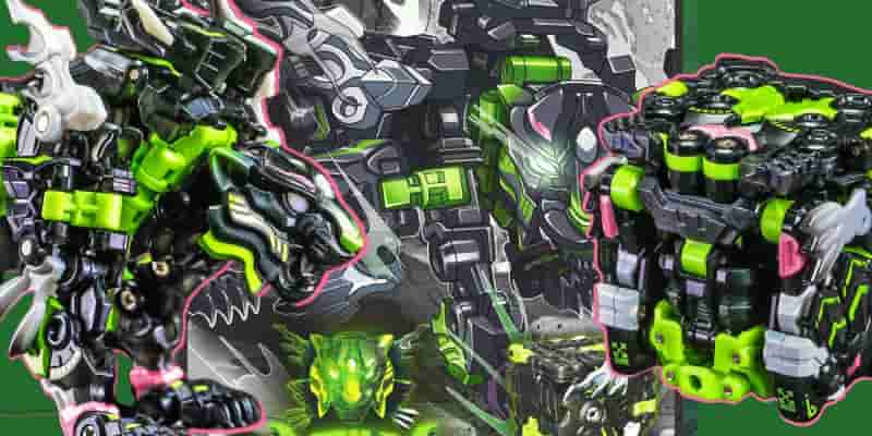 Новейшие трансформеры 52Toys в стиле Infinitybox Фигурка ревет от зверя до коробки