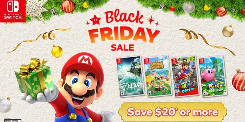 Скидки Nintendo на Черную пятницу 2024