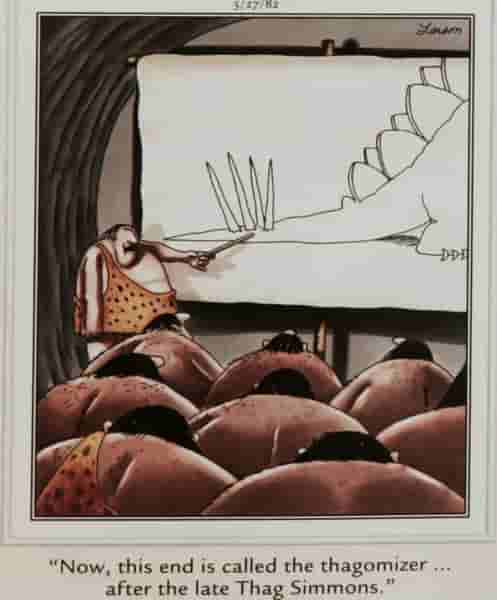 10 самых смешных комиксов Far Side с пещерными людьми