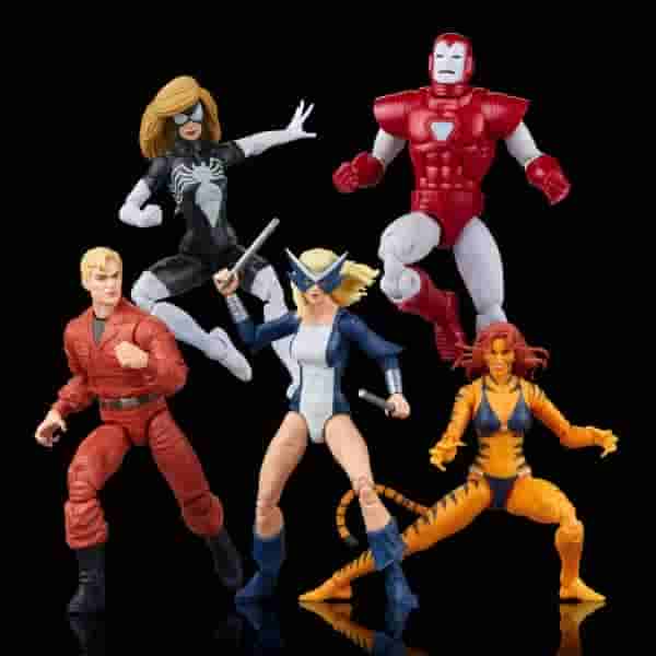 Мстители Западного побережья собирают набор из 5 игр Deluxe Hasbro Marvel Legends