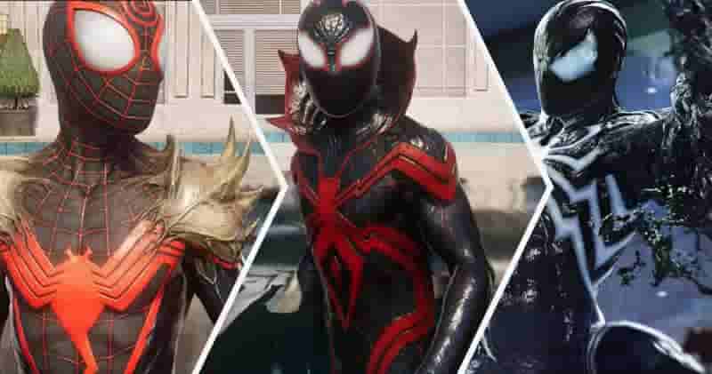 Marvel's Spider-Man 2 добавляет праздничные костюмы Майлза Моралеса и Питера Паркера