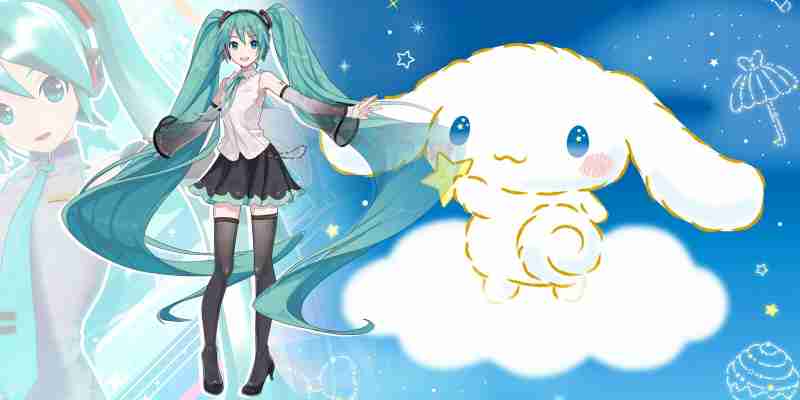 Хацунэ Мику и Cinnamoroll объединяются для создания эксклюзивных новых коллекционных предметов с кроссовером Vocaloid и Sanrio