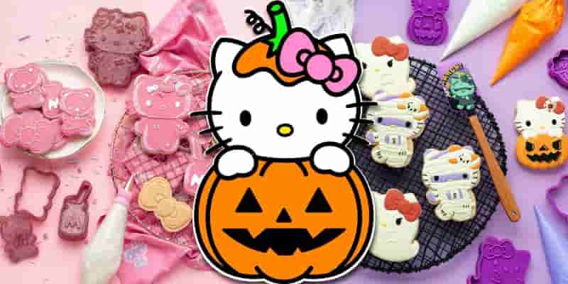 Hello Kitty смешивает ужасы и кавайи для выпуска штампов с печеньем в честь годовщины и Хэллоуина