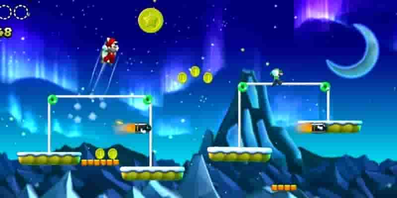 Новый Super Mario Bros. U Deluxe: Все Frosted Glacier Star Coins
