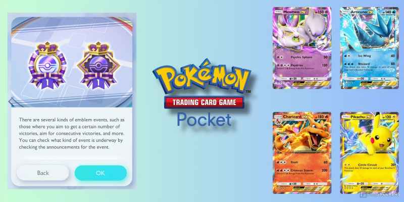 Гайд по прохождению Pokemon TCG Pocket SP Emblem Event 1