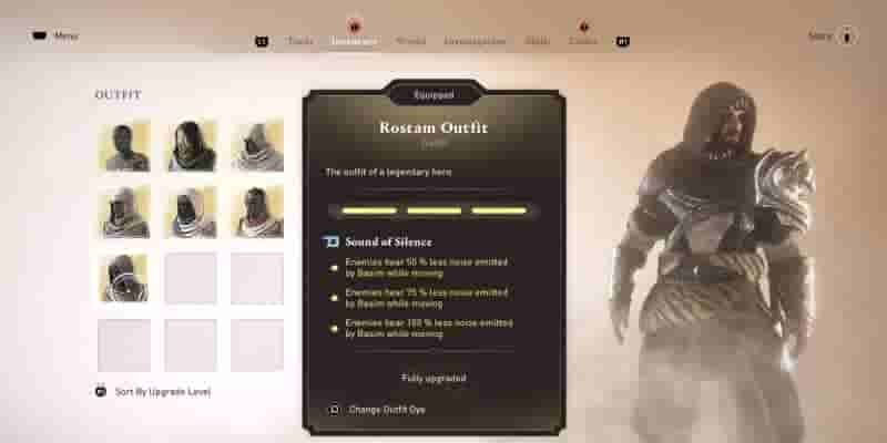 Assassin’ s Creed Mirage: Все наряды, ранговые