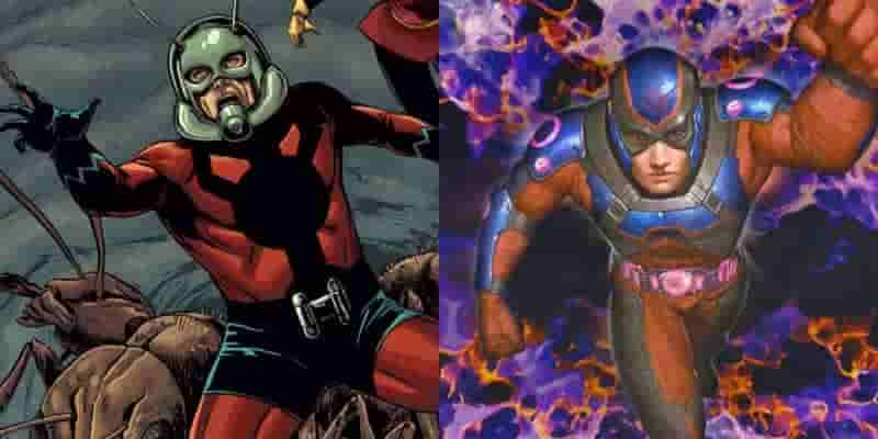 10 самых больших различий между Человеком-муравьем Marvel и Атомом DC