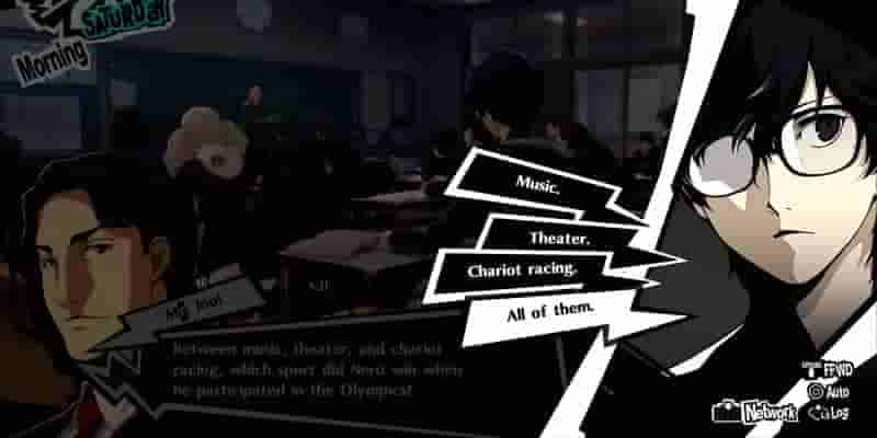 Каждый класс & Тестовый ответ в Persona 5 и Persona 5 Royal