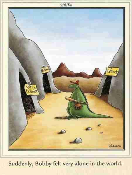 10 лучших комиксов The Far Side с динозаврами, рейтинг