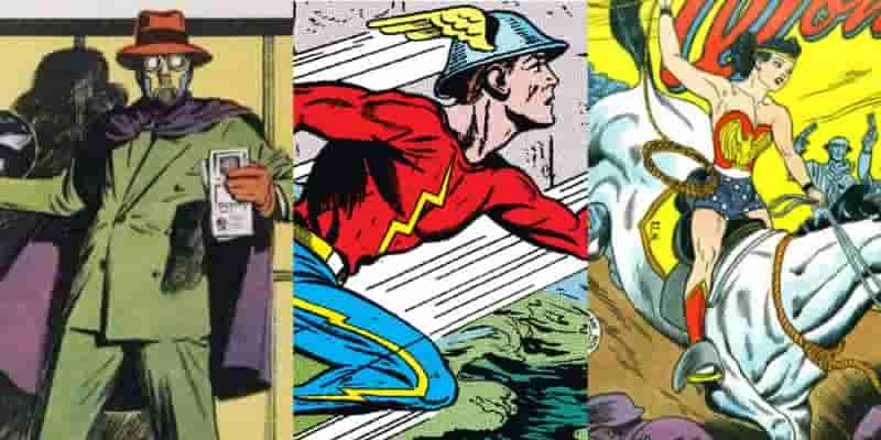 DC Comics: Персонажи Золотого века против аналогов Серебряного века