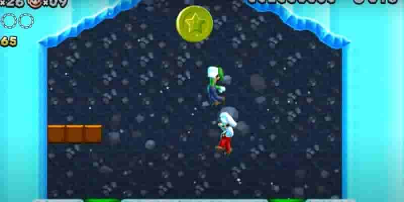 Новый Super Mario Bros. U Deluxe: Все Frosted Glacier Star Coins