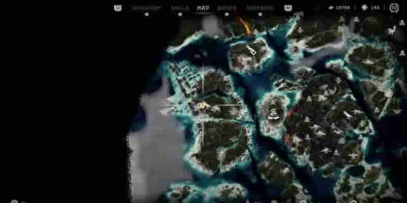 Horizon Forbidden West: Burning Shores - Расположение всех фигурок Пангеи