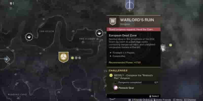 Destiny 2: Как разблокировать руинированное подземелье вождя