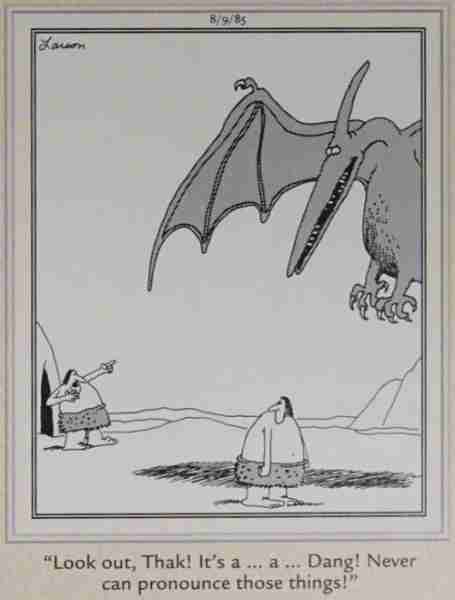 10 самых мрачных комиксов о динозаврах из серии The Far Side, рейтинг