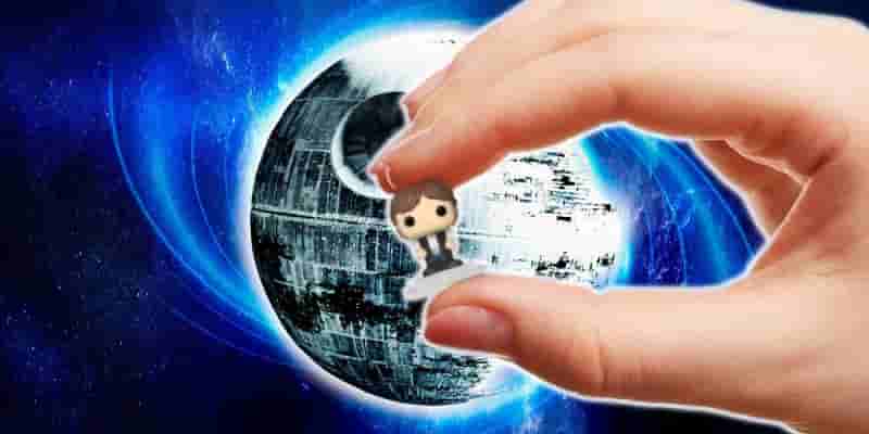 Наборы Bitty Pop от Funko представляют собой ультра-крошечную Звезду Смерти и Тысячелетнего сокола