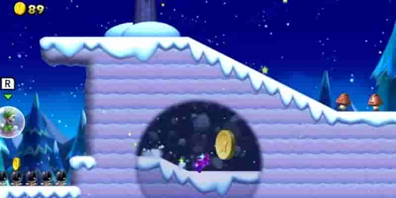 Новый Super Mario Bros. U Deluxe: Все Frosted Glacier Star Coins