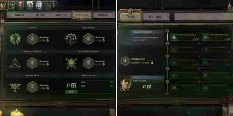 Warhammer 40K: Rogue Trader — каждое происхождение, рейтинг