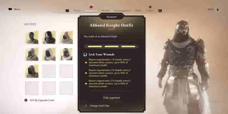 Assassin’s Creed Mirage: все наряды, ранговые