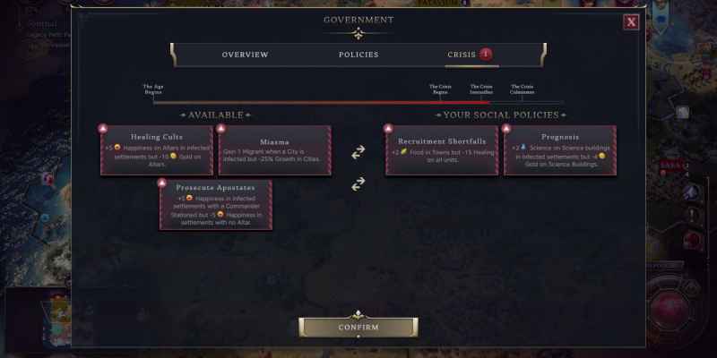 Что происходит при изменении возраста в Civ 7?
