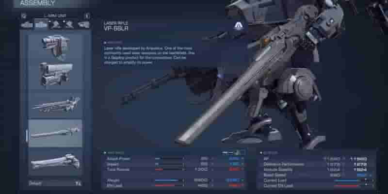 Armored Core 6: 10 лучших видов оружия в рейтинге