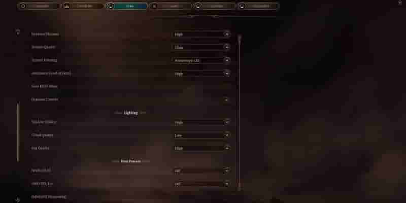 Baldur's Gate 3: лучшие настройки визуального качества и производительности