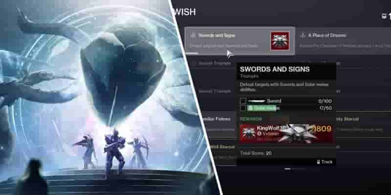 Destiny 2 Season Of The Wish: Как получить эмблему Ведьмака