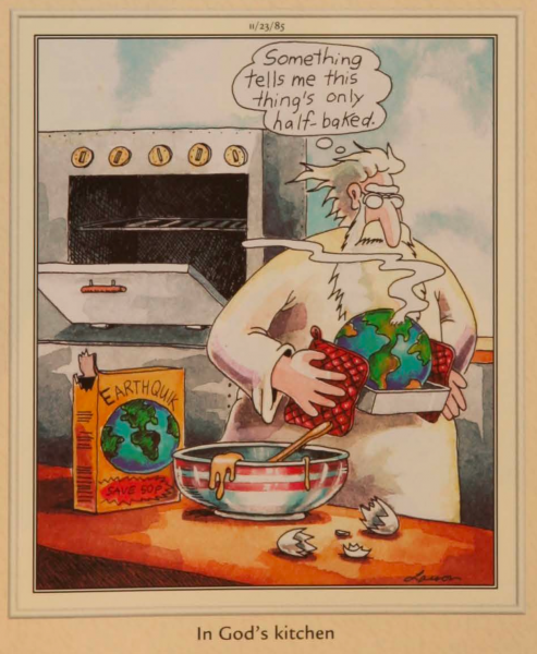 10 лучших комиксов Far Side с участием Бога, рейтинг