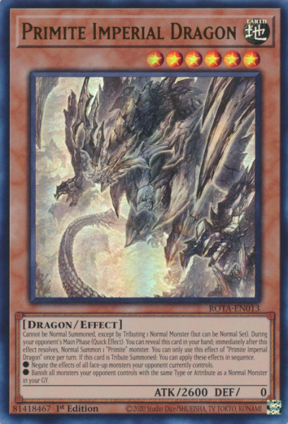 Yu-Gi-Oh!: Все карты Primite, рейтинг