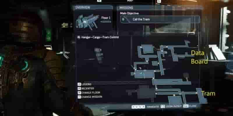 Как найти табло данных в Dead Space Chapter 1