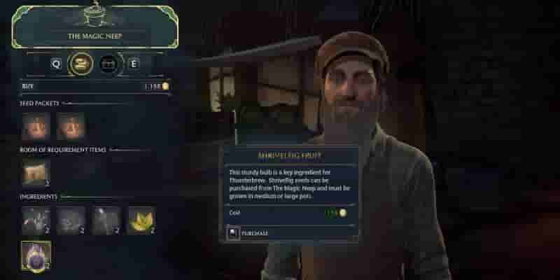 Hogwarts Legacy: Гайд по местонахождению фруктов Shrivelfig